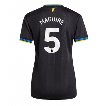 Billige Fotballdrakt Manchester United Harry Maguire #5 Replika Tredjedrakt Dame 2025-26 Kortermet